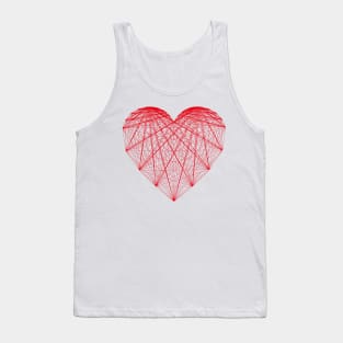 heart in line Tank Top